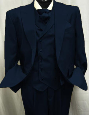 Dark Navy Old Fashioned School Style Suit