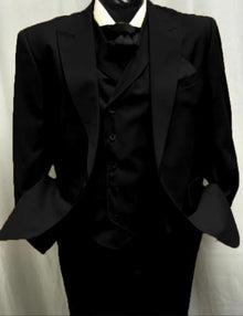 Black Peak Lapel Old Fashioned Vintage Suits