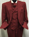 Burgundy Two Button Old Fashioned Vintage Suits