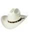 Wild West 100x Straw Hat Traditional Cattleman Crease Crown Hat
