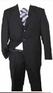 Funeral Attire - Funeral Outfit - Funeral Clothes Notch Lapel Posing Center Vent Funeral Suit