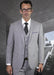 Men's Grey Ultra Slim Fit Prom Suit or Wedding Suit