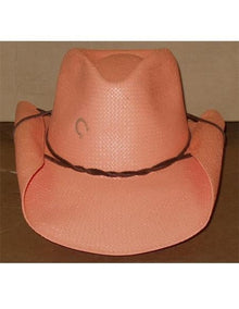 Cowboy Hat Orange Straw For Men