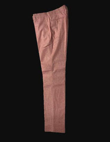 Men's Salmon 100% Linen Slacks