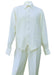 Off White Dual Pocket Accents Long Sleeve 2pc Walking Suit