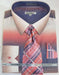 Mens Fashion Dress Shirts And Ties Salmon Colorful Men'S Dress Shirt