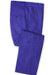 Men's Linen Fabric Pants Flat Front Cobalt Blue
