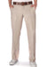 Men's Linen Fabric Pants Flat Front Beige