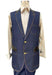Men's Navy Sleeveless Denim 2 piece Suit