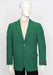 Poplin Fabric Pacelli Solid 2 Button Green Blazer BLAIR-70014