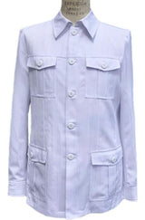 Men's Safari Walking Suit - Leisure Suit White