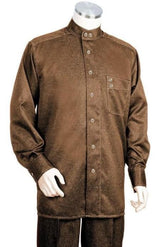 Brown Imported Long Sleeve Walking Suit