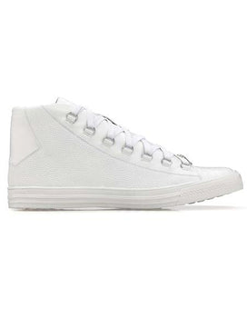 Men's Sneaker White Genuine Crocodile and Italian Calf