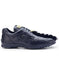 Men's Sneaker Night Blue Crocodile and Calfskin