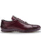 Men's Sneaker Burgundy Ostrich and Calfskin