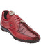 Men's Sneaker Red Crocodile and Soft Calfskin