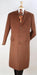 Mens Topcoat Mens Camel 100% Wool Center Vent Overcoat