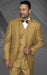 Classic Fit Suit Mens Camel Pants Lined to the Knee Suit