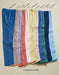 Linen Fabric Flat Front Pants Pastel Colorful Colors Paradise Sky
