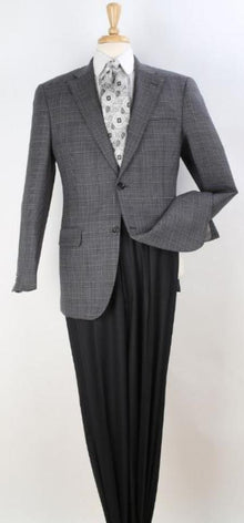 Men's Blazer Dark Brown Windowpane