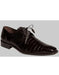 Mezlan Brand Mezlan Men's Dress Shoes Sale Men's Full Black Crocodile Uppers Shoes