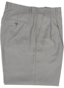 Double Pleated Pants 33-Gray