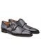 Mezlan Brand Mezlan Men's Dress Shoes Sale Men's double monk strap shoes Men's Gray Lizard Skin Shoes