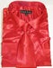 Fire Red Colorful Men's Dress Shirt