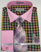 Rose Pink Colorful Men's Dress Shirt
