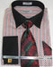 Mens Fashion Dress Shirts and Ties Black Multi Colorful Men's Dress Shirt