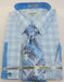 Mens Fashion Dress Shirts and Ties Turquoise Blue Colorful Men's Dress Shirt