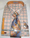 Mens Fashion Dress Shirts and Ties Black Orange Colorful Men's Dress Shirt