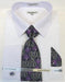 Mens Fashion Dress Shirts and Ties Purple Colorful Men's Dress Shirt