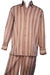 Rust Wide Leg Walking Leisure Casual Suit For Sale