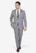 Men's 2-button Slim Fit Suit Light Grey