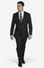 Men's  Black Pin Stripe 2-button Suit