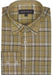Patterned Dress Shirt - Men's Plaid Fashion Shirt Beige