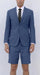 Men's Blue Short Suit