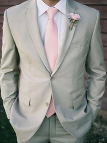 Grey Suit With Pink Shirt and Tie for Every Occasion