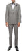 Prom Tuxedo - Wedding Tuxedo Celio Grey 3-Piece Slim Fit Notch Lapel Tuxedo