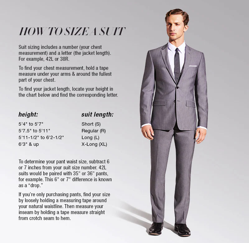 Length How To Find Your Jacket Size In Suit Wear How To Get Your