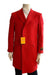 Men's Overcoat - Three Quarter Car coat + Red