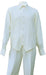 Long Sleeve Walking Suit - Casual Suits For Men + Mens Leisure Suit + White