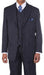 Three Button Suit - Vested Suit - Banker Pinstripe Suit