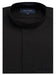 Mens Black Tuxedo Shirt with Mandarin Banded Collar Shirt Black