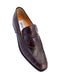 Mens Crocodile Loafers Chocolate