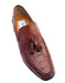 Mens Genuine Crocodile Loafers Cognac