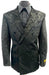Mens Blazer - Dinner Jacket - Velvet Paisley Fabric Modern Fit Side Vent