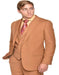 Mens Suits 3 Piece Wool Suit Walter Classic Fit Autumn Rust
