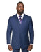Mens Suits 3 Piece Wool Suit Walter Classic Fit Cobalt Blue
